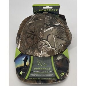 Powercap Panthervision Ultra Bright Battery Powered LED Realtree Camo Cap‎ 25/10